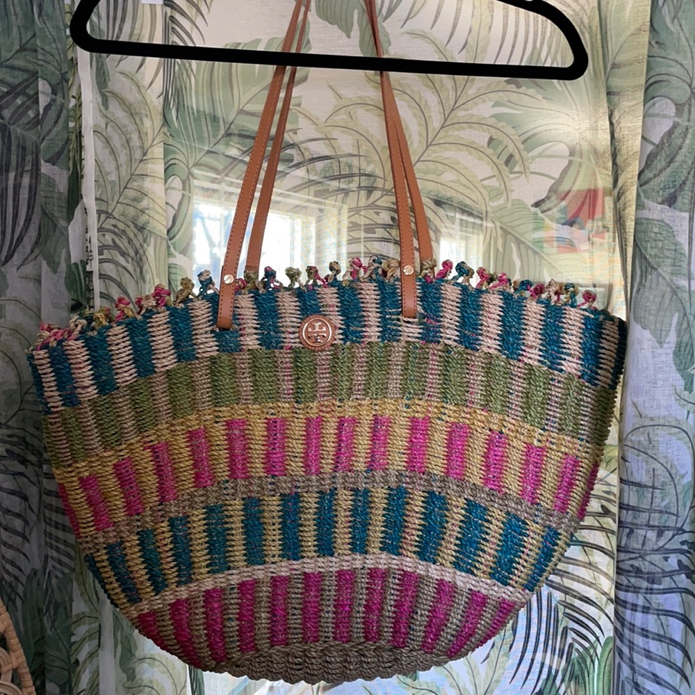 Tory Burch straw bag